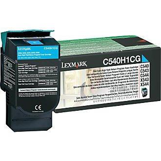 Lexmark C54/X54 Laser Toner Cartridge Return Programme High Yield Page Life 2000pp Cyan Ref C540H1CG