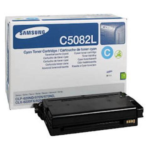 Samsung CLT-C5082L Laser Toner Cartridge High Yield Page Life 4000pp Cyan Ref SU055A