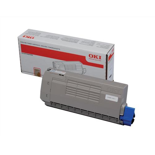 OKI Laser Toner Cartridge High Yield Page Life 11000pp Black Ref 44318608