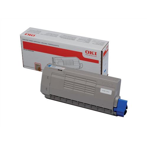OKI Laser Toner Cartridge High Yield Page Life 11500pp Cyan Ref 44318607