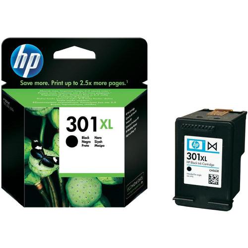 Hewlett Packard [HP] No.301XL Inkjet Cartridge High Yield Page Life 480pp 8ml Black Ref CH563EE 4025050 Buy online at Office 5Star or contact us Tel 01594 810081 for assistance