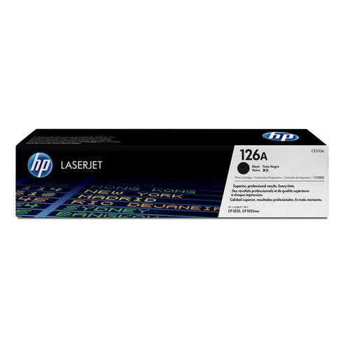 HP126A Laser Toner Cartridge Page Life 1200pp Black Ref CE310A