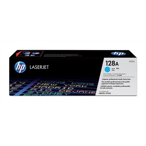 HP 128A Laser Toner Cartridge Page Life 1300pp Cyan Ref CE321A