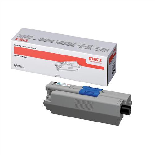 OKI Laser Toner Cartridge High Yield Page Life 5000pp Black Ref 44469804