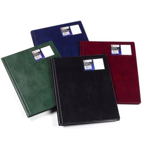 Rexel Nyrex Slimview Display Book 24 Pockets A4 Black Ref 10015BK 263608 Buy online at Office 5Star or contact us Tel 01594 810081 for assistance