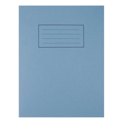 Silvine Exercise Book Ruled and Margin 80 Pages 75gsm 229x178mm Blue Ref EX104 [Pack 10]