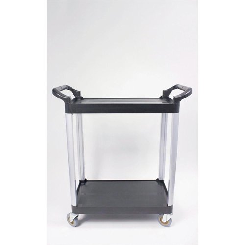 5 Star Facilities Utility Tray Trolley Standard 2 Shelf Capacity 100kg W460xD750xH940mm  271624