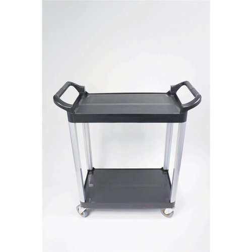 5 Star Facilities Utility Tray Trolley Standard 2 Shelf Capacity 100kg W460xD750xH940mm  271624