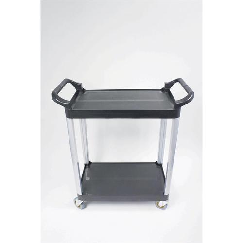 5 Star Facilities Utility Tray Trolley Standard 2 Shelf Capacity 100kg W460xD750xH940mm 271624 Buy online at Office 5Star or contact us Tel 01594 810081 for assistance