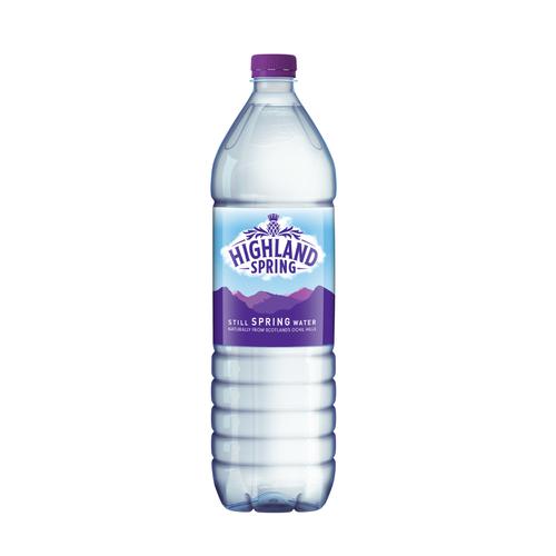 Highland Spring Water Still Bottle Plastic 1.5 Litre Ref F96652 [Pack 12]
