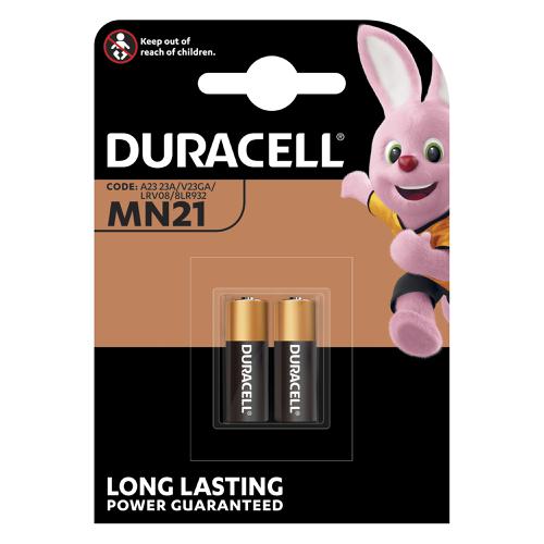 Duracell MN21 Battery Alkaline for Camera Calculator or Pager 1.2V Ref 75072670 [Pack 2]