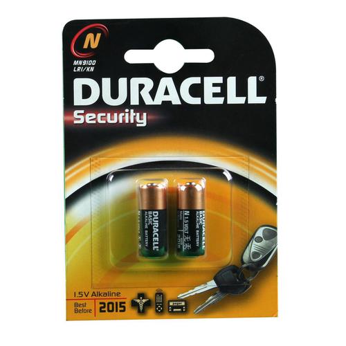 Duracell MN9100N Battery Alkaline for Camera Calculator or Pager 1.5V Ref 81223600 [Pack 2]