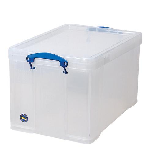Clear Really Useful Box 84 Litre Storage Box 