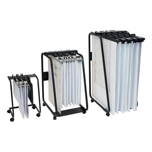 Arnos Hang-A-Plan General Front Load Trolley for Approx 20 Binders A1-A2-B1 W550xD730xH990mm Ref D061