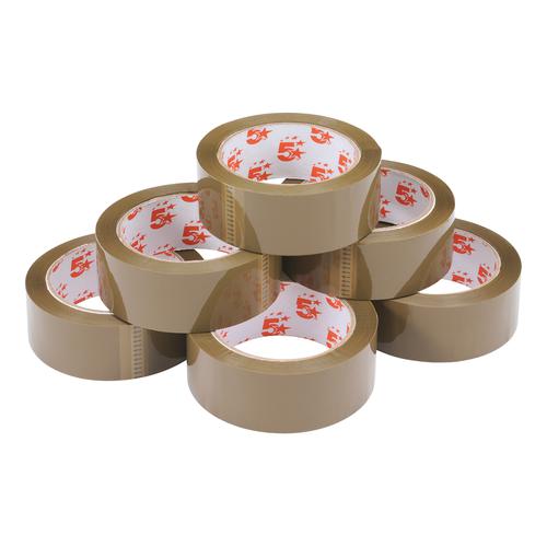 5 Star Office Packaging Tape Polypropylene 38mm x 66m Buff [Pack 6] 295918 Buy online at Office 5Star or contact us Tel 01594 810081 for assistance