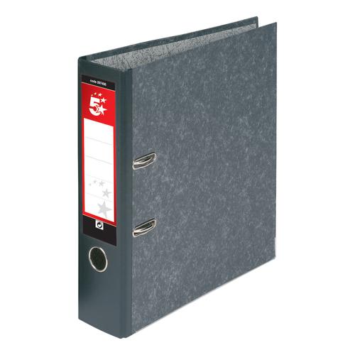 5 Star Office Lever Arch File 70mm A4 Cloudy Grey [Pack 10] by The OT Group, 297498
