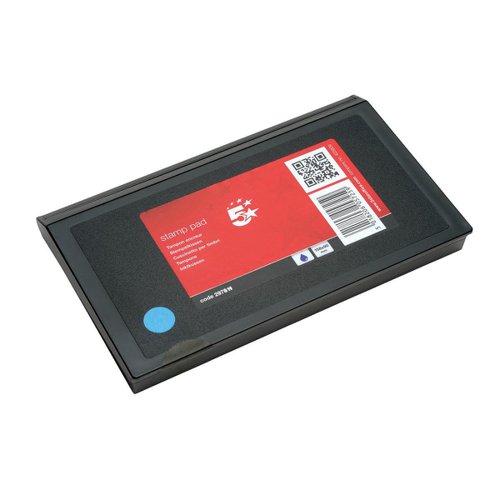 5 Star Office Stamp Pad 158x90mm Blue