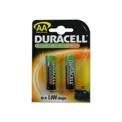 Duracell Rechargeable AA Batteries Nimh Mn1500 Lr06 Ref Recr6Durb2 [Pack 2]