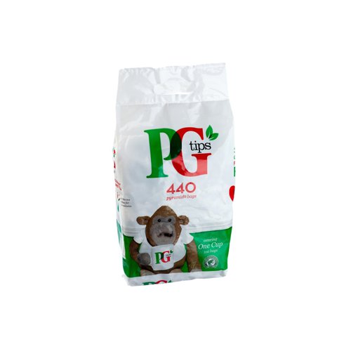 PG Tips One Cup Teabag [Pack of 440 Teabags]