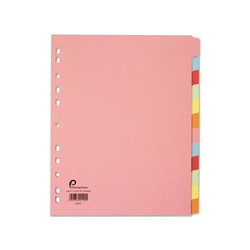 5 Star Office File Dividers Extra Wide A4+ with 12 Tabs [Each Set]