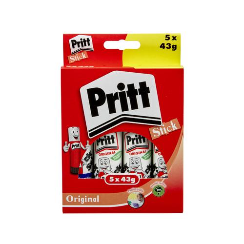 Pritt Stick 43g [Pack 5] 306184 Buy online at Office 5Star or contact us Tel 01594 810081 for assistance