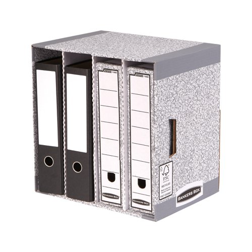 Bankers Box By Fellowes System File Store W380Xd280Xh90Mm Ref 01840 [Pack 5]