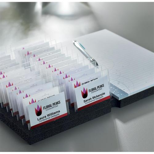 Avery Name Badges Laser-printable Refill Kit 8 per Sheet W86xH55mm Ref L7418-25UK [25 Sheets] 310566 Buy online at Office 5Star or contact us Tel 01594 810081 for assistance