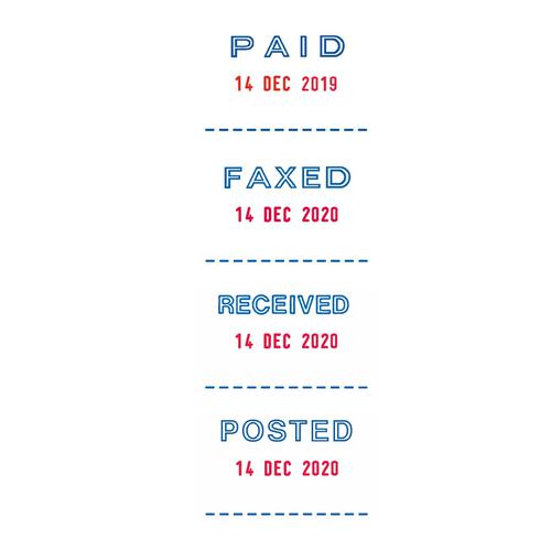 paid stamp font