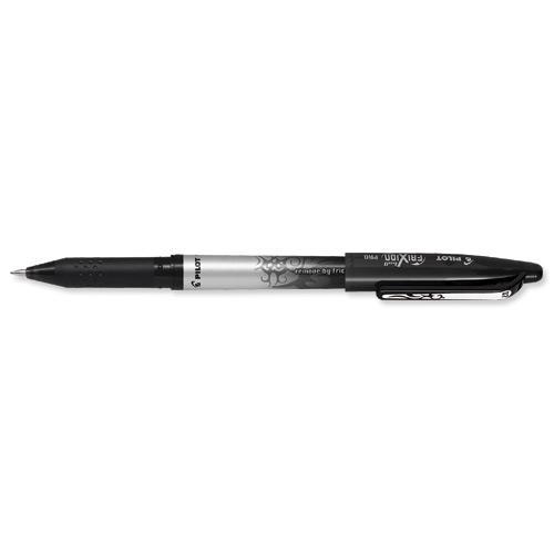 Pilot FriXion R/ball Pen Eraser Rewriter Medium 0.7mm Tip 0.35mm Line Black Ref 4902505322709 [Pack 12] Pilot Pen