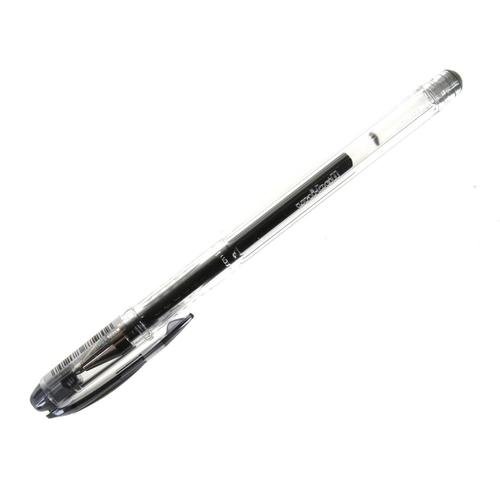 Uni-ball SigNo UM120 Gel Rollerball Pen 0.7mm Tip 0.5mm Line Black Ref 781252000 [Pack 12]