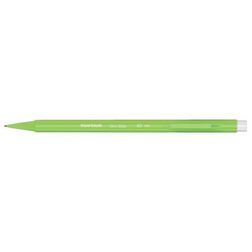 Paper Mate Non-Stop Automatic Pencil 0.7mm HB Lead Assorted Neon Barrels Ref 1906125 [Pack 12] Newell Rubbermaid