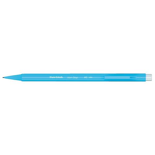 Paper Mate Non-Stop Automatic Pencil 0.7mm HB Lead Assorted Neon Barrels Ref 1906125 [Pack 12]