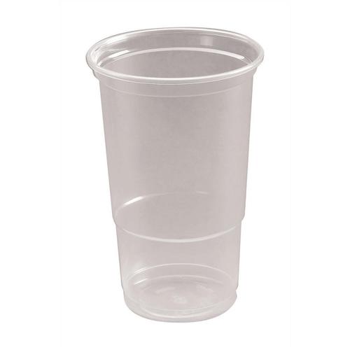 Pint Tumbler CE Marked Polypropylene 19.2oz 568ml Clear Ref 30011 [Pack 50]