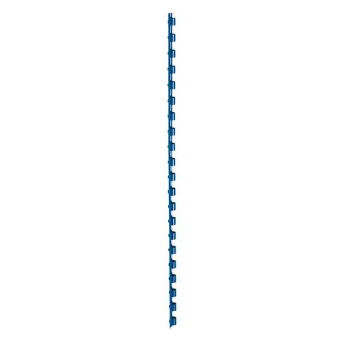 5 Star Office Binding Combs Plastic 21 Ring 25 Sheets A4 6mm Blue [Pack 100]