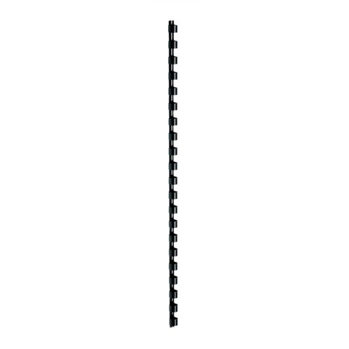 5 Star Office Binding Combs Plastic 21 Ring 45 Sheets A4 8Mm Black [Pack 100]