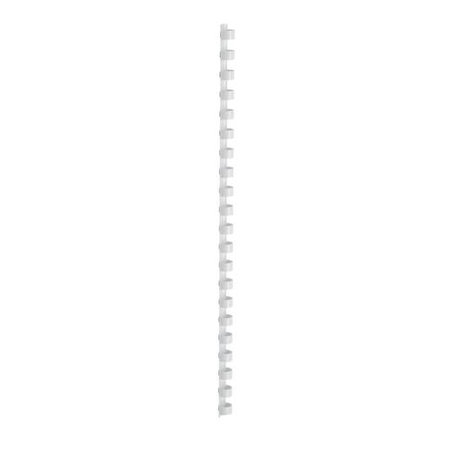 5 Star Office Binding Combs Plastic 21 Ring 65 Sheets A4 10mm White [Pack 100]