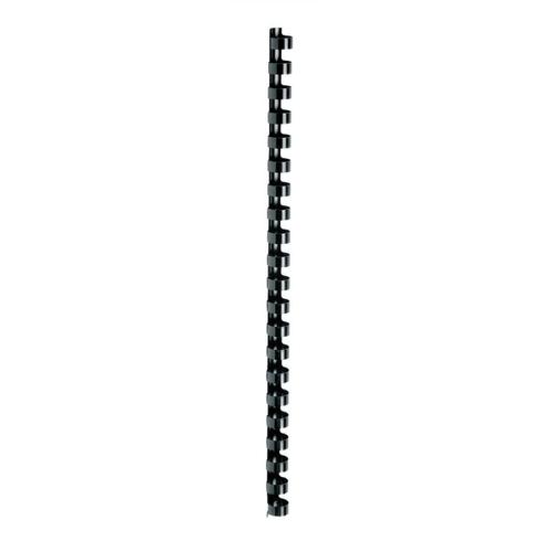 5 Star Office Binding Combs Plastic 21 Ring 95 Sheets A4 12mm Black [Pack 100]