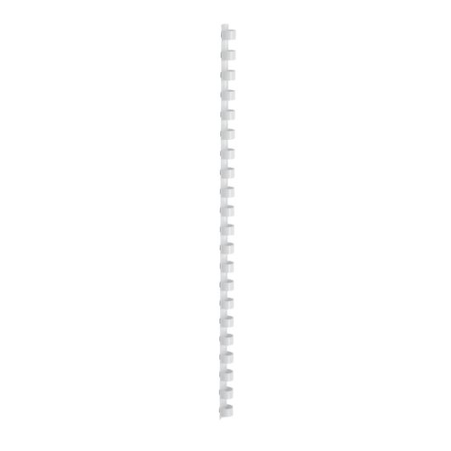 5 Star Office Binding Combs Plastic 21 Ring 95 Sheets A4 12Mm White [Pack 100]