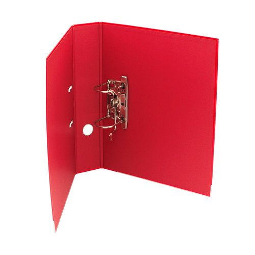 5 Star Office Lever Arch File Fcap Red [Pack 10]