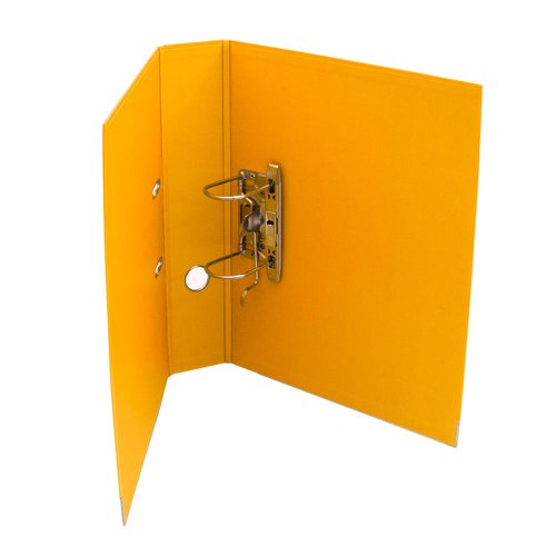 5 Star Office Lever Arch File Fcap Yellow [Pack 10]