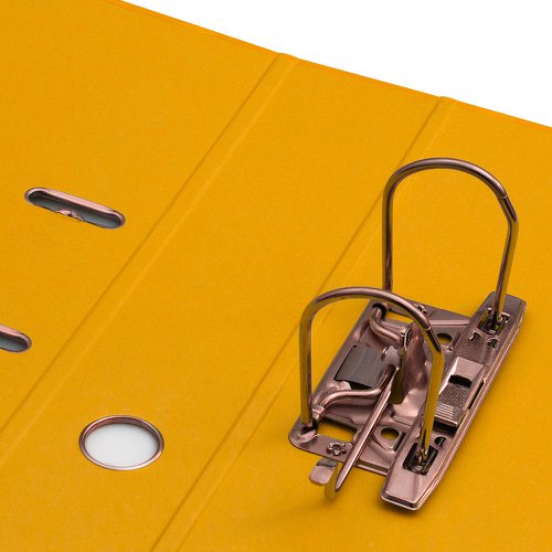 5 Star Office Lever Arch File Fcap Yellow [Pack 10]