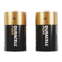Duracell Plus D Batteries Alkaline MN1300 LR120 1.5V Ref Ddurc [Pack 2]
