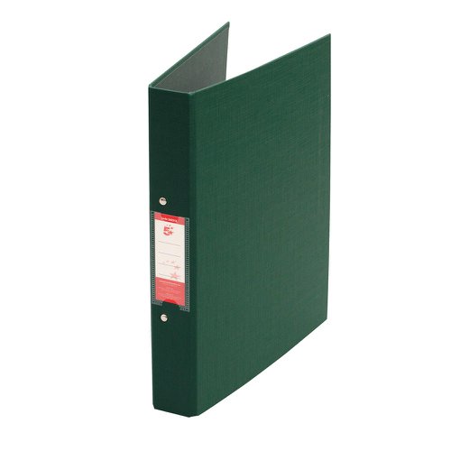 5 Star Office 2 O-Ring Binder A4 Polypropylene Green [Pack 10]