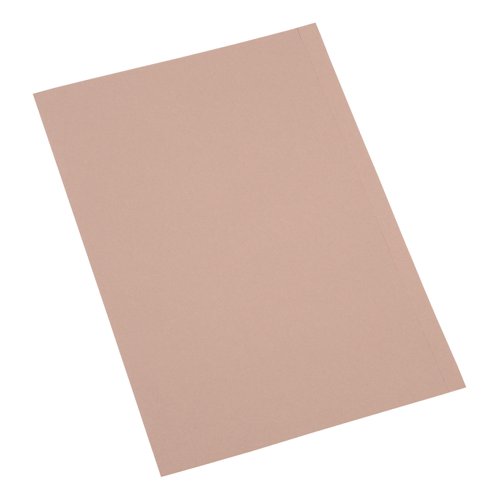 5 Star Office Square Cut Folder Recycled 180gsm Foolscap Buff [Pack 100]