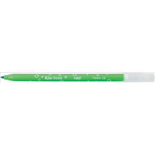Bic Kids Couleur Felt Tip Pens Washable Water-based Ink Medium Tip Wallet Asstd Cols Ref 920293 [Pack 12]  343852