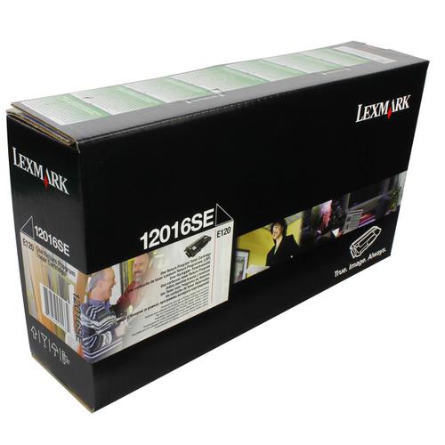 Lexmark E120 Laser Toner Cartridge Return Programme Page Life 2000pp Black Ref 12016SE  845728