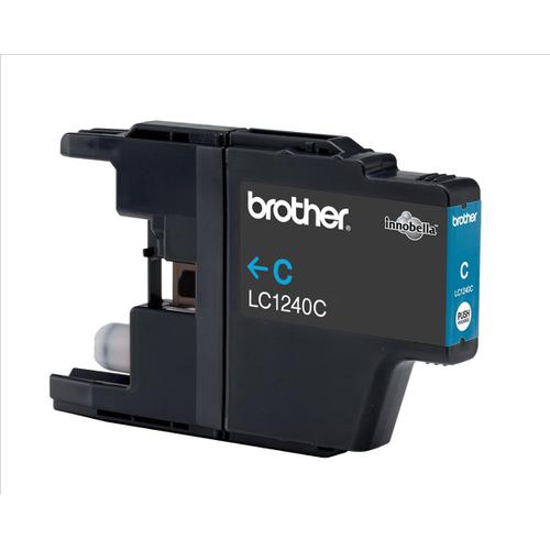 Brother Inkjet Cartridge Page Life 600pp Cyan Ref LC1240C