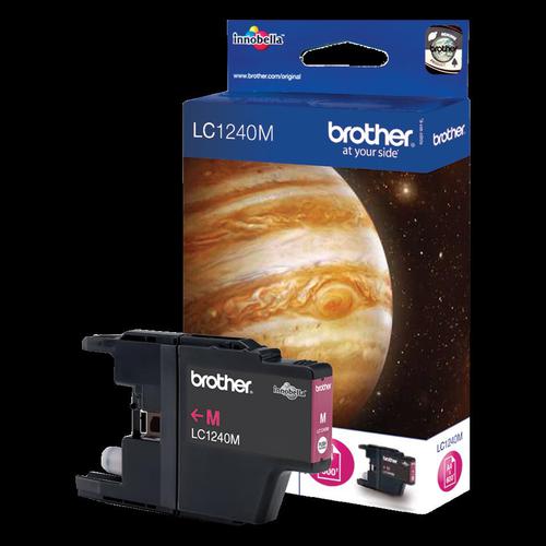 Brother Inkjet Cartridge Page Life 600pp Magenta Ref LC1240M Brother
