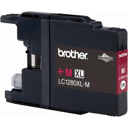 Brother Inkjet Cartridge High Yield Page Life 1200pp Magenta Ref LC1280XLM