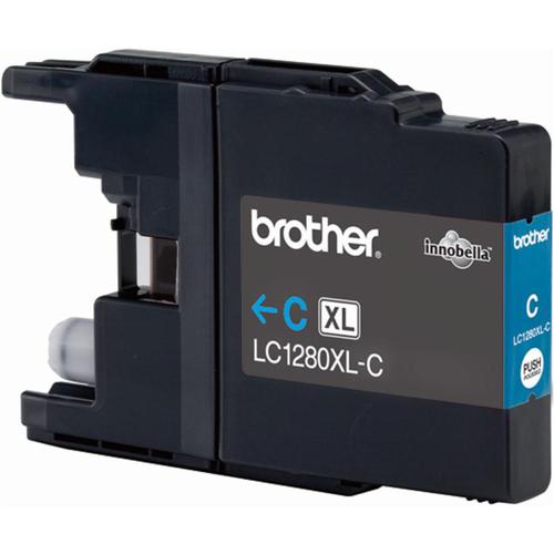 Brother Inkjet Cartridge High Yield Page Life 1200pp Cyan Ref LC1280XLC